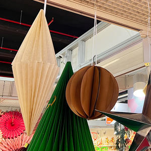 กระดาษรังผึ้งฝังเพชรที่มีสไตล์สำหรับตกแต่งผนังงานแต่งงานที่หรูหราสำหรับอุปกรณ์งานเลี้ยง - Product Image 2