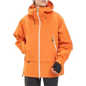 Chaqueta Bomber Impermeable con Revestimiento Extragrande para Unisex, Cuello Alto, Capucha Ajustable, Bolsillos con Cremallera, Cordón Ajustable en el Dobladillo, Tejido de Lana - Product Image 1