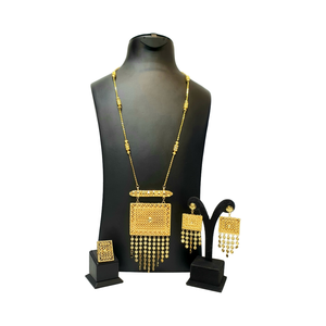 Conjunto de Joyería de Moda de Alta Gama con Colgante Chapado en Oro de 24 Quilates de Dubái, 6 g, Chapado Pesado, Colección Exclusiva, Mejor Valor - Product Image 1