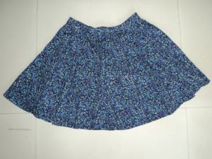 Elegant Women's Printed Viscose Mini <b>Skirt</b> Casual Style for Spring Summer Autumn Customizable Size with Breathable Natural Belt - Product Image 4