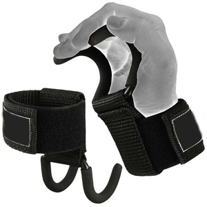 Correas de muñeca de levantamiento de alta resistencia Correas de peso muerto Empuñaduras de levantamiento de pesas Ganchos de levantamiento de pesas Gimnasio Nuevo de alta calidad - Product Image 3