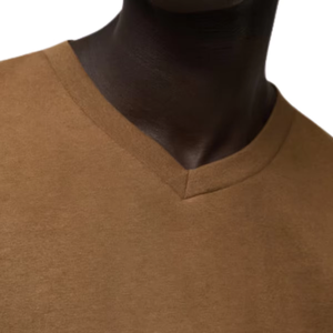 T-shirts formels en maille pour hommes, été, unis, respirants, écologiques, sérigraphie personnalisée, logo privé, vente en gros - Product Image 6