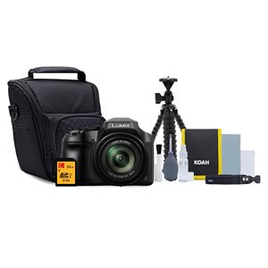 Appareil photo compact LUMIX FZ80D avec objectif zoom 20-1200 mm, kit de capture photo, comprend une carte mémoire SDHC 32 Go, un étui pour appareil photo reflex numérique - Product Image 1