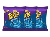 Takis Blue Heat Piment chips de tortilla 92g de céréales épicées à saveur sucrée Snacks de pommes de terre frites maïs pop-corn emballé bouteille