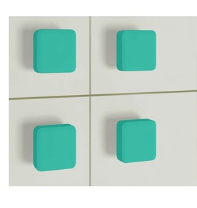 Boutons d'armoire et de tiroir biseautés de forme carrée avec taille de forme de couleur personnalisée fabriqués en Inde Article - Product Image 3