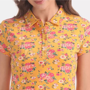 Camisetas de sublimación transpirables y de talla grande para mujer Camisetas de sublimación de Venta caliente hechas en Pakistán - Product Image 5