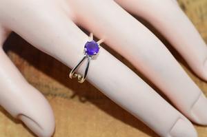 Women's 925 Sterling Silver Boho Style <b>Amethyst</b> Gemstone Engagement Wedding <b>Ring</b> Trendy Handmade Gift - Product Image 2