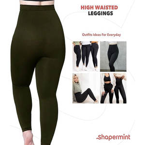 กางเกงโยคะไล่ระดับสีไร้รอยต่อสำหรับผู้หญิงกางเกงเลกกิ้งเอวยางยืดแบบปิดเปิดสะโพกมีโลโก้ - Product Image 4