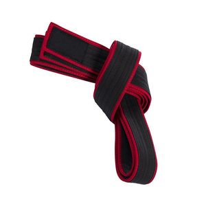 Venta al por mayor CINTURÓN DE Karate negro poliéster BJJ conjuntos de artes marciales transpirable secado rápido ligero Unisex entrenamiento de adultos - Product Image 6