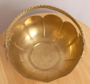 Bol en laiton de style vintage-Construction en laiton pur à 100%-Bols de mariage durables faits à la main-Personnalisable pour le vrac international - Product Image 4