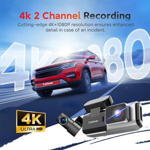 Caméra <span class=keywords><strong>embarquée</strong></span> double objectif 4K+1080p WiFi GPS, enregistreur de conduite DVR, caméra <span class=keywords><strong>embarquée</strong></span> 4K avant et arrière - Product Image 2