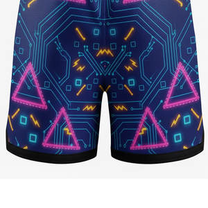 Shorts en mesh pour hommes imprimés sur mesure, logo d'équipe sublimé, vêtements de sport performants pour les équipes de club et les tournois - Product Image 3