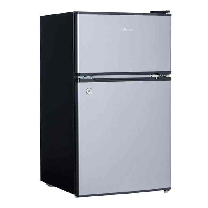 Midea MDRT87CCDLS 3.4 Pi Silver Compact Refrigerator with Double Door