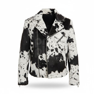 Chaqueta de Cuero Vacuno Personalizada para Hombre, Logotipo Frontal, Transpirable, Ecológica, Prenda Exterior Premium - Product Image 2