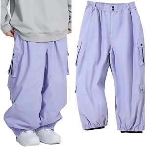 Pantalones de esquí de nieve personalizados de alta calidad nuevo estilo cálido transpirable ropa deportiva invierno al aire libre Snowboard pantalones a prueba de viento de talla grande - Product Image 2