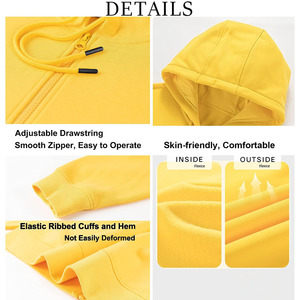 La mejor Sudadera con capucha de costura para hombres Logotipo personalizado Transpirable Mangas largas Básicas Sudaderas con capucha de mezcla de algodón para hombres - Product Image 4