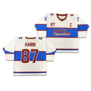 Maillot de hockey sur glace de haute qualité avec logo personnalisé, technique d'impression par sublimation uniforme OEM, sport en polyester haute visibilité - Product Image 1