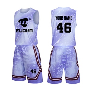 Ensemble de shorts de basket-ball Lakers personnalisés pour l'été, respirant, imprimé par sublimation, uniforme de basket-ball, vêtements de sport, vente en gros - Product Image 3