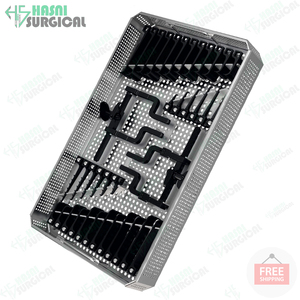 Ensemble d'écarteur de bras meilleure vente Caspar Micro écarteur de discectomie lombaire ensemble d'écarteur de chirurgie vertébrale noir - Product Image 5