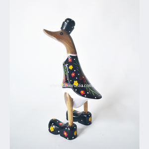 Figurine de canard en bambou Artisanat décoratif écologique pour les cadeaux de remise des diplômes de mariage et la décoration intérieure - Product Image 3