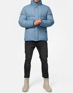 Veste matelassée pour homme, haute qualité, épaisse, chaude, noire, grande taille, coupe-vent, streetwear, séchage rapide - Product Image 3