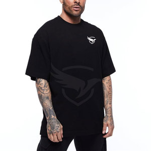 Camiseta extragrande de talla grande más popular Camiseta extragrande de nuevo estilo hecha a medida Camiseta extragrande con cuello redondo - Product Image 2