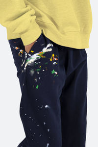 Pantalones de chándal de algodón de peso pesado ecológicos unisex pantalones de correr de pierna ancha holgados logotipo personalizado Impresión digital ropa de calle OEM - Product Image 4