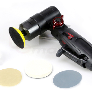 Lijadora y pulidora neumática de cabezal flexible Lematec de 2 o 3 pulgadas y 5000 rpm para trabajar la madera y el metal - Product Image 3