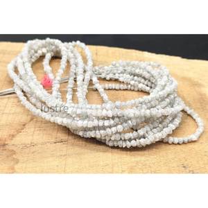 Perlas de Diamante en Bruto 100% Naturales, Sin Cortar, de 3.5 mm, AAA+, Blancas, Corte Elegante, Joyería Personalizada, Regalo de Cumpleaños para Ella - Product Image 1