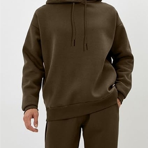 Conjunto de Sudadera con Capucha y Pantalones Deportivos de Alta Calidad con Logotipo Personalizado, Traje Deportivo, Pantalones de Chándal para Hombre, 100% Algodón - Product Image 4