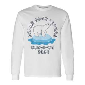 Camiseta de Manga Larga Polar Bear Plunge 2024, Categoría Promocional - Product Image 1