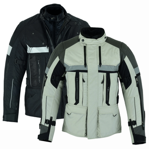 Chaqueta textil Cordura impermeable para motocicleta Touring CE blindada de talla grande a prueba de viento chaqueta Cordura de motocicleta de verano para hombre - Product Image 5