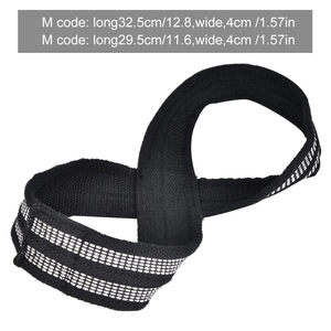 Personnaliser Logo Figure 8 Sangles pour Deadlift Sangles d'haltérophilie Gym Workout Training Powerlifting Pull Up 8 Figure Dragonne - Product Image 6