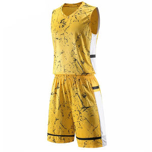 Ensemble de vêtements de basket-ball unisexe professionnel respirant et durable avec nom d'équipe personnalisable pour hommes et femmes - Product Image 2