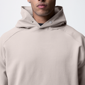 Nouveau design de sweat à capuche lourd pour hommes vintage unisexe avec logo brodé personnalisé - Product Image 2