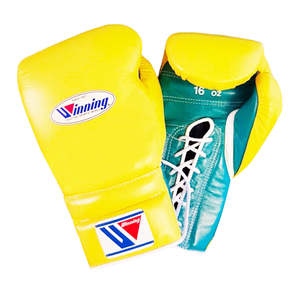 OEM Pro Winning Headgear Protège-aine Ensemble de gants personnalisables lacés en cuir véritable Kick Boxing Workout Gants d'entraînement - Product Image 5