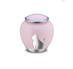 Urnas de cremación de la mejor calidad, precio al por mayor, urnas de cremación para mascotas de metal de alta calidad con tendencia personalizada con diseño de gato - Product Image 6