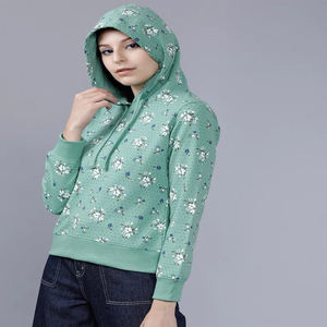 Vente en gros de sweat à capuche décontracté imprimé sur mesure avec ourlet brut haut de rue pour hommes femmes col à capuche pour l'hiver avec logo avant - Product Image 4