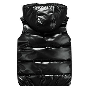 Gilet matelassé personnalisé de haute qualité pour hommes, nouvelle mode d'hiver avec capuche, style streetwear, coupe-vent épais pour hommes, hiver - Product Image 6
