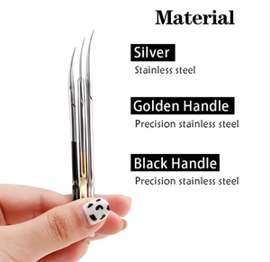 Vente en gros, ciseaux à cuticules professionnels en acier inoxydable à manche en céramique, outil de beauté pour manucure et manucure - Product Image 6