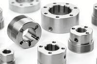 Pièces tournées de haute précision en acier inoxydable et aluminium usinées sur commande par CNC, composants de machines industrielles OEM pour l'usinage