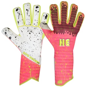 Gants de gardien de but pour gardiens de but sérieux Matériau de la paume en latex Blessures aux doigts et flexion vers l'arrière pendant les arrêts durs - Product Image 1