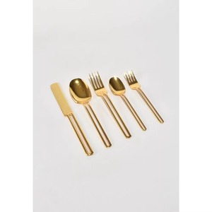 Cubiertos de acero inoxidable de calidad Superior, cuchara de lujo con mango de 2 tonos de color, cubiertos aptos para lavavajillas para uso en restaurante doméstico - Product Image 6