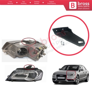 BHL47 Headlight Holder Mount Repair Bracket Tab <b>Set</b> Left Side for A3 MK2 8P 2008-2013 Facelift 8P0998121A - Product Image 5