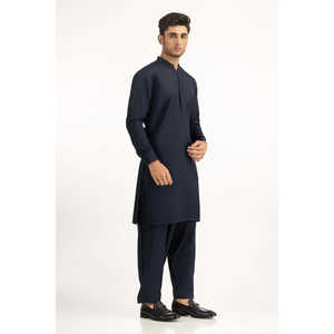 Costumes de mariage pour hommes coupe classique SK-PSD-S25-033 en tissu peigné respirant, simple boutonnage avec braguette boutonnée - Product Image 4