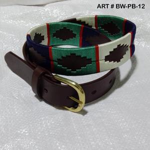 Cinturón de Cuero Personalizable para Equitación, Cinturón Deportivo de Cuero de Primera Calidad con Hebilla de Pin y Bordado, Accesorios para Montar a Caballo - Product Image 1