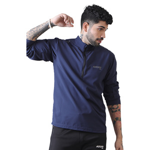 Blue Velocity Sudadera para hombre Sudadera con cremallera Chaquetas acolchadas de secado rápido Chaquetas y sudaderas con capucha personalizadas de calidad superior - Product Image 3