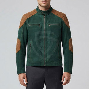 Fashion Forward <b>Suede</b> <b>Leather</b> <b>Jacket</b> For Men Made From Genuine <b>Suede</b> With Classic Comfortable Fit And Daily Wear Appeal - Product Image 3