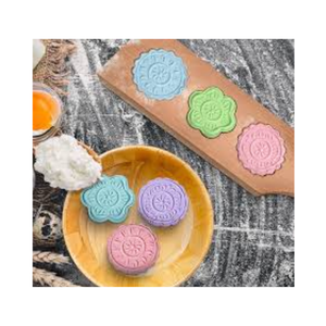 Molduras decorativas de madera para gabinetes de cocina-Molde de pastel de luna de Festival con forma de flor Molde de madera para hornear hecho a mano de 99 GD - Product Image 5