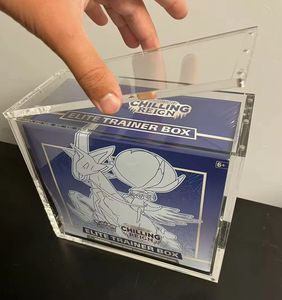 กล่องอะคริลิคใส่การ์ดโปเกมอน 151 (ฝาขนาดใหญ่) สำหรับบรรจุภัณฑ์แบบกล่องกระดาษ รุ่นคลาสสิกหรูหรา ราคาโรงงาน ปี 2025 รับทำโลโก้ตามสั่ง - Product Image 5